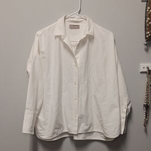 Everlane White Button Down Shirt